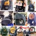 Paw Essentials Oxford Outdoor Dog Cat and Pet Travel Backpack Carrier with Mat for small dogs and pets up to 11 lbs (Black - 14 x 10 x 12.6 inches) - B072WF8VTZ