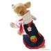 Puppy Girl Denim Dress Lotus.flower Cute Strawberry Bunny Little Pet Dog Hoodie Skirt Warm Clothes - B075MCSRZW
