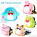 RLONGVI Puppy Dog Backpack Cute Pet Cartoon Backpack Made of Velvt and Nylon Self Mini Carrier Bag for Small Dogs Outdoor Party Training Walking - B07DN6VG46