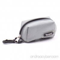UEETEK Dog Poo Bag Dispenser Holder Leash Attachment Pet Walking Running Hiking Accessory (Grey) - B06ZZ4CFMY