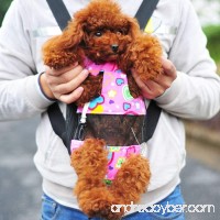 yue-pets store  Pet Own Backpack/Pet Portable Outgoing Bag/Chest Four Hole Bag Double Shoulder Straps Large  Chest Measurement:35-48cm - B07CBSGVWR