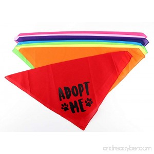 Adopt Me Dog Bandana- Pack of 4 Assorted Colors by Midlee - B0785PNS7F