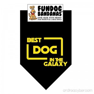Best Dog in the Galaxy Dog Bandana - B0779FXZBT