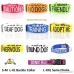 BLIND DOG White Dog Bandana quality personalised embroidered message neck scarf fashion accessory Prevents accidents by warning others of your dog in advance - B012VVBGJ4