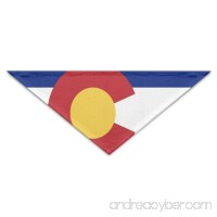 Flag Of Colorado Bandana Triangle Neckerchief Bibs Scarfs Accessories For Pet Cats And Baby Puppies The Saliva Dog Towel - B07CGDXCSV