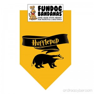 HP Hufflepup Dog Bandana - B075FWMP8H
