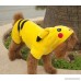 Lillypet Costume Dog Clothes Double Thick Flannel Pikachu Pet Dog Clothes Fall and Winter Size L - B011K2CYQ4