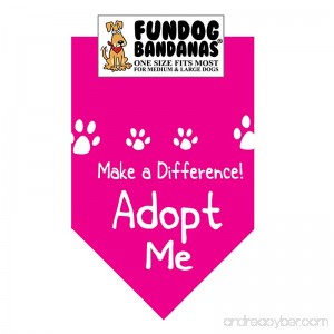 Make a Difference: ADOPT ME Dog Bandana - B00SVTFNQS