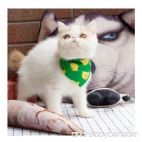 Stock Show Pet Cat Triangle Bibs Scarf with Botton Cute Fashion Neckerchief Collar Necktie for Kitten/Kitty/Puppy - B07BHFX82H