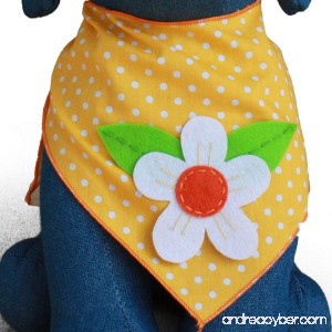 Tail Trends Dog Bandanas for Every Dog Occasion Summer Spring Nature Handmade Appliques - 100% Cotton - B00H8C7H86
