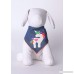 Tail Trends Unicorn Dog Bandana for Medium to Large Sized Dogs - 100% Cotton - B06VSHD86T