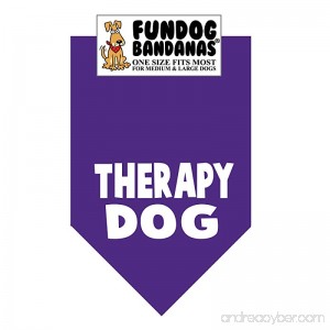 Therapy Dog Bandana - B00T6MVPNO
