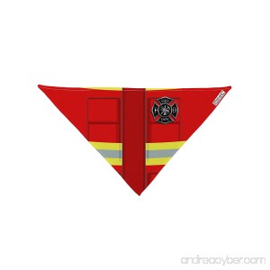TooLoud Firefighter Red AOP Dog Bandana 26 All Over Print - B015AKBP94