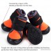 Hdwk&Hped Dog Hiking Shoes Outdoor Boots for Small Medium Large Dog Waterproof Flexible Lycra Vamp Tough Anti-slip Sole Long Adustable Velcro Strap for All Seasons 2 Colors 45-#90 4pcs - B07C1KTC7T