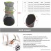 Petacc Puppy Dog Boots Daily Soft Sole Nonslip Mesh Dog Shoes with 2 Long and Safe Reflective Straps - B01MCZQMAA