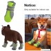 Petacc Puppy Dog Boots Daily Soft Sole Nonslip Mesh Dog Shoes with 2 Long and Safe Reflective Straps - B01MCZQMAA