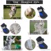 PetPi 4PCS X Blue Dog Shoes Water Resistant + Anti-slip Rubber Sole with Reflective Velcro for Yorkshire Terrier Poodle - B0725BQPFY