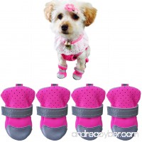 Ulandago Dog Boots For Small Dog Breathable Paw Protectors - B0762QN8F5