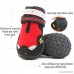 Waterproof Dog Shoes Dog Boots Outdoor Dog Sneakers Dog Paw Protectors Reflective Hawkeyes and Paw Embroidery Double Reflective Velcro Adjustable Straps Rugged Anti-Slip Sole 4PCS by UonlyU - B07913ZZG3