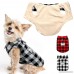 Beirui Windproof British Plaid Dog Vest Winter Coat - Dog Apparel Cold Weather Dogs Jacket for Puppy Small Medium Large dogs -Black and Red - B073S2F688
