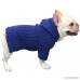 Dog Classic Cable Pet Sweater Hoodie for Dogs Size Runs Smaller Small fits Pets 3-8Lbs Medium 10-16Lbs Large 18-25Lbs Xlarge 30-40Lbs XXlarge 40-55Lbs XXXLarge 55-70Lbs - B01486BLZE