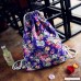 FAPIZI Womens Floral Canvas Backpack Fashion Drawstring Backpack - B01LZ4B6FX