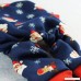 Fitwarm Christmas Santa Thermal Dog Pajamas Pet Clothse Fleece Coat Jumpsuit Blue - B01LY9LKJE