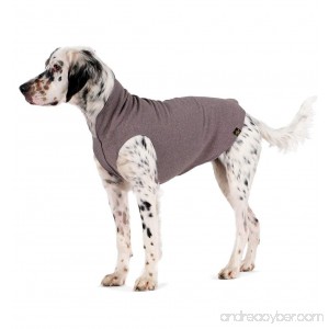 Gold Paw Stretch Fleece Dog Coat - Charcoal Grey Size 18 - B075LMMD2W