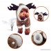 LUCKSTAR Dog Clothes - Pet Clothes Elk Costume Christmas Elk Moose Cool Cute Pet Cosplay Soft Warm Coral Fleece Pet Hoodie Coat Winter Clothing Jumpsuit for Christmas Party Gifts Pet Supplies - B0761P68TX