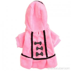 Pet Apparel ღ Ninasill ღ Dog Coat Jacket Pet Supplies Clothes (S Pink) - B075XJPQZB