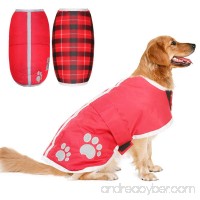 Reversible Dog Winter Clothes Waterproof Reflective Cold Weather Jacket for Large Dogs by PUPTECK - B074M7WXY5