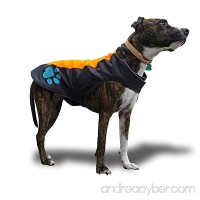 SafetyPUP XD Dog Rain Vest - Waterproof Dog Jacket for Large and Small Dogs. Hi Visibility  Reflective Vest with Fleece Lining For Extra Warmth and Protection. Please Take NOTE OF SIZING - B01MG80G1D