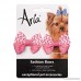 Aria 48 Piece Cute Chevron Dog Bow Canister - B00UX0BG0U
