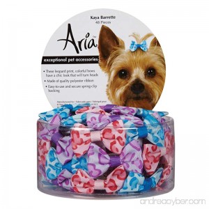 Aria Kaya Barrettes for Dogs 48-Piece Canisters - B004MN8M1A