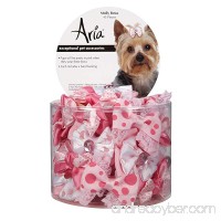 Aria Molly Bows for Dogs  45-Piece Canisters - B00BJB9GYA