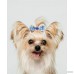 BIG SMILE PAW 6 PCS /3 Pairs Classic Plaid Pattern Dog Hair Clip Pet Hair Accessories - B0773FGD99