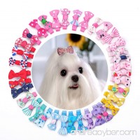PET N PET Dog Hair Clips Hair Bows 36 PCS Plus 2 PCS Diamond Bling Bling Clips Pet Grooming Products Dog Puppy Hair Accessories Random Color - B00S9BLDTY