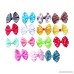 PET SHOW Dog Hair Bows with Alligator Clips Bowknot Hair Clips Cat Puppy Yorkshire Grooming Hair Accessories Assorted Pack of 20 - B00WR9OJDQ
