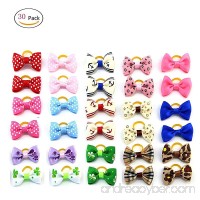 Sporting Style Pet's Fashion 30pcs/15 pairs Pet Hair Bows With Rubber Bands-Dog Hair Accessories for Dogs and Cats - B07CB1J62W