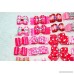 Yagopet 30pcs/pack in Pairs New Pet Hair Bows Topknot Rhinestone Flower Pearls Attached with Rubber Bands Durable Top Quality Gorgeous Dog Grooming Products - B019U1IN7Q