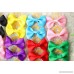 Yagopet 60pcs/30pairs Popular Dog Hair Bows Mixed Solid Colors Topknot with Rubber Bands Durable Small Bowknot Pet Grooming Products Dog Hair Accessories - B0195ZNP8Y