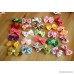 Yagopet Pet 50pcs in pairs Dog Hair Bows with Rubber Bands Rhinestone Pearls bows Bowknot Bows Dog Topknot Bows Cute Dog Pet Hair Clips Cute Dog Hair Bows Pet Grooming Products Dog Hair Bows Topknot - B071RKQ5NL