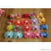 Yagopet Pet 50pcs in pairs Dog Hair Bows with Rubber Bands Rhinestone Pearls bows Bowknot Bows Dog Topknot Bows Cute Dog Pet Hair Clips Cute Dog Hair Bows Pet Grooming Products Dog Hair Bows Topknot - B071RKQ5NL