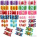 YOY 30PCS/15 Pairs Adorable Grosgrain Ribbon Pet Dog Hair Bows with Rubber Bands - Puppy Topknot Cat Kitty Doggy Grooming Hair Accessories Bow knots Headdress Flowers Set for Groomer - B07CKHKKP3