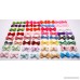 YOY 50pcs/25 Pairs Adorable Grosgrain Ribbon Pet Dog Hair Bows with Rubber Bands - Puppy Topknot Cat Kitty Doggy Grooming Hair Accessories Bow knots Headdress Flowers Set for Groomer - B07DYXFFCY