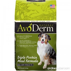 AvoDerm Natural Dog Food for All Life Stages - B004ZQBFHC