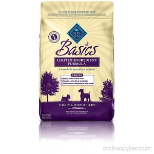 Blue Buffalo Basics Limited Ingredient Diet Natural Senior Dry Dog Food - B008D5JO2O
