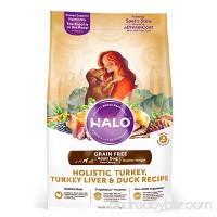 Halo Holistic Grain Free Natural Dry Dog Food for Adult Dogs - B00CWD7G1E