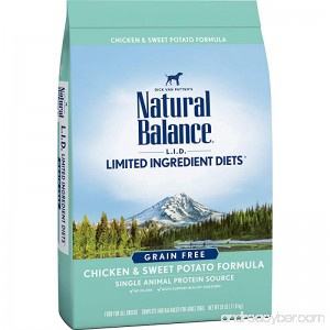 Natural Balance Limited Ingredient Diets Dry Dog Food - Chicken & Sweet Potato Formula - B01MSMJ0QL