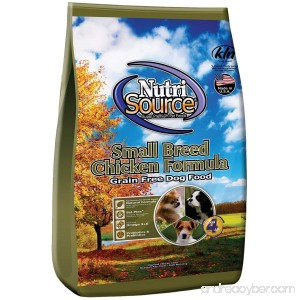 Nutri Source Grain Free Chicken Small Breed Dog Food 15lb - B00UY36LS8